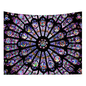 Notre Dame De Paris Mandala Tapestry 200x150cm Bohemian Tapestry Wall Carpet Home Decor Tapestry Large Picnic Blanket