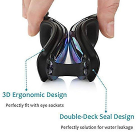Unisex Outdoor Swimming Glasses HD Waterproof Anti-fog Anti-uv Goggles