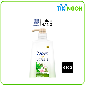 Dầu gội Dove Matcha và Hoa Anh Đào - Dưỡng Tóc Chắc Khỏe Tự Nhiên 640gr