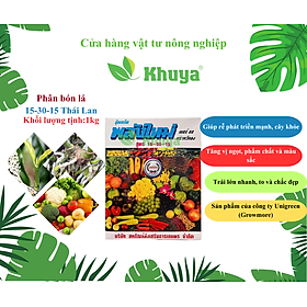 Phân bón lá Growmore NPK 15-30-15 hộp 1kg Thái Lan chính hiệu