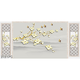 Tranh Dán Tường 3D Phào Chỉ - Có Sẵn Keo - TPC212