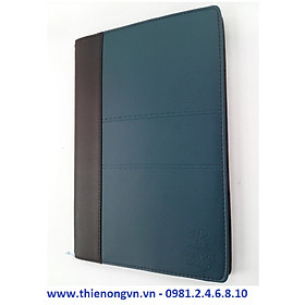 Sổ giả da Bureau A4 - 200 trang; Klong 330M bìa xanh đậm