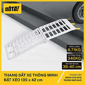 Dôta thang dắt xe máy thông minh đặt xéo