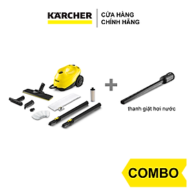 Combo Máy làm sạch bằng hơi nước Karcher SC 3 EasyFix và thanh giặt hơi nước