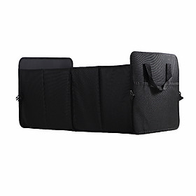 Hộp lưu trữ đa năng KAMA chất liệu vải cao cấp màu đen, thiết kế dạng túi có quai xách và gấp gọn tiện lợi | Index Living Mall - Phân phối độc quyền tại Việt Nam