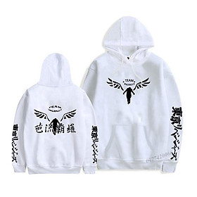 áo Hoodie nỉ valhalla team walhalla tokyo revengers 2 màu đen trắng cực