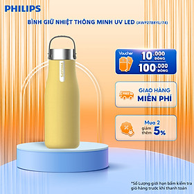 Bình giữ nhiệt thông minh UV Led Philips AWP2788YL/74 - Vàng