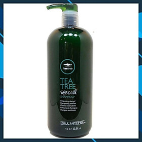 Dầu gội Tea Tree Paul Mitchell Special shampoo trà xanh bạc hà ngăn gàu kháng khuẩn Mỹ 1000ml