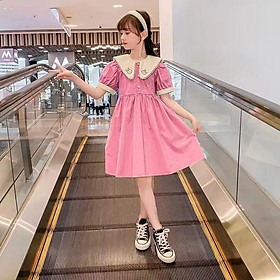 DONGSHOP Váy mùa hè cho bé gái 2023 Hàn Quốc Váy mùa hè cho trẻ em