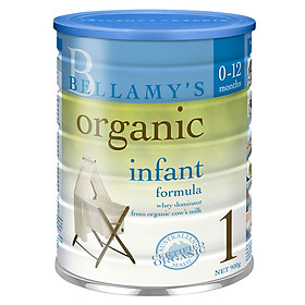 Sữa Bột Bellamy's Organic Số 1 (900g)