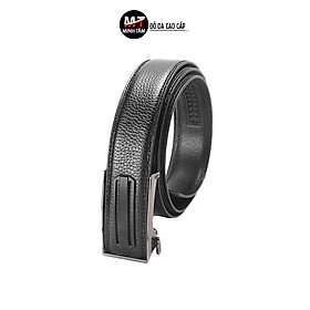 Thắt lưng nam Minh Tâm da bò 3 lớp , may viền , kiểu khóa tự động MT107Hx , 2 màu
