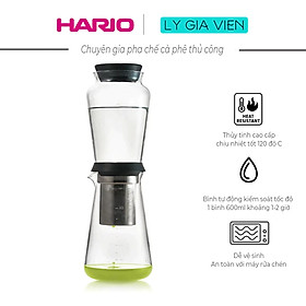 Bình pha cà phê lạnh nhỏ giọt Hario Shizuku 600ml