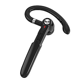 Single Wireless Bluetooth Handsfree Ear Hook Earphone  Black