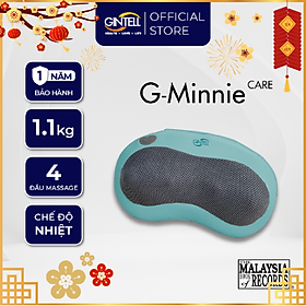 |GIÁ SỐC| Gối Massage nhiệt hồng ngoại G-Minnie Care| Công nghệ massage Shiatsu 3D | 1 Năm Bảo Hành