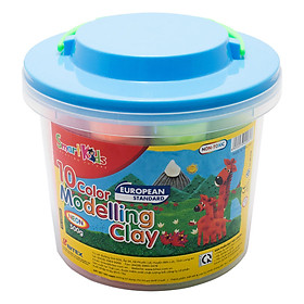 Sáp Nặn Học Tập 10 Màu Neon SMARTKIDS SK-C500N (500g)