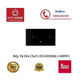 Mua Bếp Từ Đôi Chef s EH-DIH866 (3400W) - Hàng chính hãng