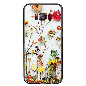 Ốp lưng viền TPU cho điện thoại Samsung Galaxy S8 - Flower 11