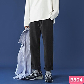 Quần jean nam trơn không rách gối màu đen chất jeans bò cao cấp co dãn 4 chiều from baggy dáng rộng ống suông mới đẹp H1