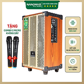 Mua Loa Kéo Karaoke Mini Nanomax T-12 Bass 3 Tấc 30cm Công Suất 260W Có Đọc USB Thẻ Nhớ Hàng Chính Hãng