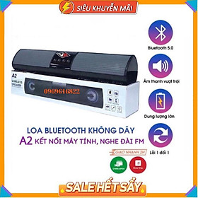 Mua Loa bluetooth speaker A2 dáng dài 2 loa cực đỉnh  kiểu dáng sang trọng hỗ trợ thẻ nhớ  đài FM