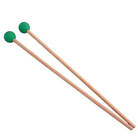 Drum Mallets Drumsticks Comfort Handle for Drum Instrument Accessories Red
