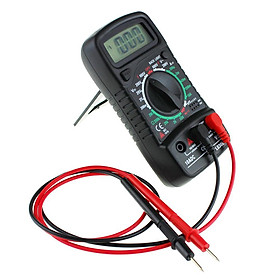 Digital LCD Multimeter Voltmeter Ammeter Ohmmeter Tester DC/AC Voltage Black