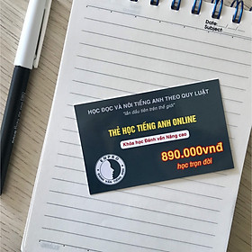 Khoá học Đánh Vần Tiếng Anh Nâng Cao