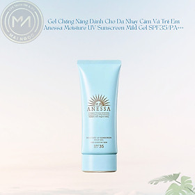 Kem chống nắng dạng gel dịu nhẹ cho da nhạy cảm và trẻ em Anessa Moisture UV Sunscreen Mild Gel For Sensitive Skin SPF 35+ PA++++ 90g