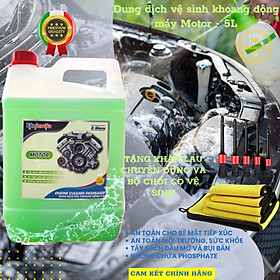 Motor - 5 lít - Dung dịch rửa khoang động cơ, khoang máy - Làm sạch dầu mỡ - Ekokemika