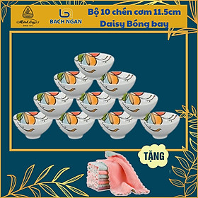 Mua Bộ 10 Chén Ăn Cơm Minh Long 11.5 cm Daisy Họa Tiết Bóng Bay sứ cao cấp  đẹp  dùng gia đình  tặng quà