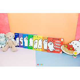 Sách bộ - 08 cuốn - ehon kĩ năng sống - miu bé nhỏ