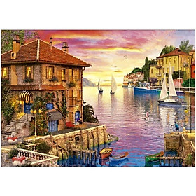 Mua Tranh đính đá tự làm họa tiết hoàng hôn và bình minh size 40*30cm