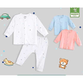 Bộ quần áo sơ sinh mùa hè cho bé từ 0 tháng đến 9 tháng chất Bamboo UR2018