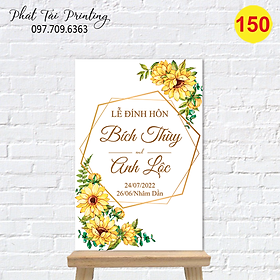 Mua Bảng Welcome trang trí đám cưới MS 150