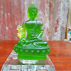 Mua Bộ tượng phật dược sư lưu ly xanh ngọc có đèn đổi màu