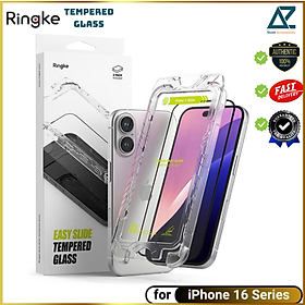 Mua Bộ 2 Miếng Dán Cường Lực RINGKE Easy Slide Tempered Glass cho iPhone 16/ 15/ iPhone 16 Plus/ 15 Plus/ 16 Pro/ 16 ProMax_ Hàng chính hãng