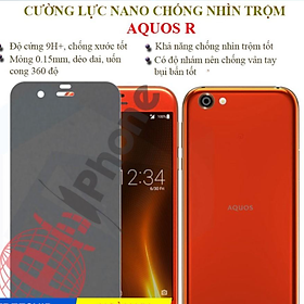 Mua Dán chống nhìn trộm dành cho Aquos R - Dán cường lực dẻo nano