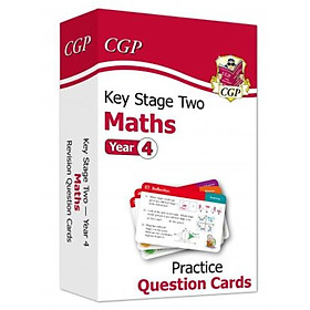 Sách - New KS2 Maths Practice Question Cards - Year 4 by CGP Books (UK edition, paperback)