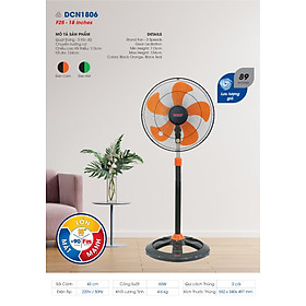 Mua Quạt đứng 4.5 tấc SENKO DCN1806 - Màu ngẫu nhiên - Hàng chính hãng