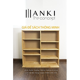 Mua Kệ sách gỗ lắp ghép thông minh Manki