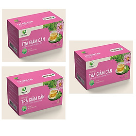 Trà Hỗ Trợ Giảm Cân 400mg (3 hộp)