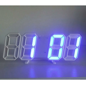 Mua Đồng hồ LED 3D treo tường  để bàn thông minh -Đồng hồ treo tường/ để bàn