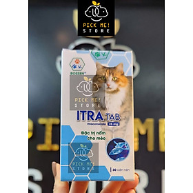 BOSSEN - ITRA TAB Hỗ Trợ Điều Tri Nấm cho Chó Mèo - Hộp 30 viên