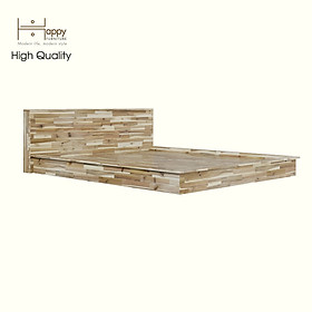 Mua HAPPY FURNITURE   Gỗ tự nhiên   Giường ngủ bệt - YANNA   GNG_182 GNG_183 GNG_184 GNG_185   220cm x 19cm