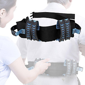 Safety Transfer Gait Belt Quick Release Buckle for Patient Care Elderly Blue