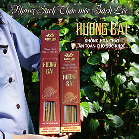 Mua Nhang sạch thảo mộc Bách Lộc - HƯƠNG BÀI (Chân tăm Đỏ và Chân tăm Mộc)