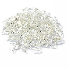 3-8pack 100Pcs 8mm Spring Bail Connector Clasp Pendant Findings DIY Jewelry
