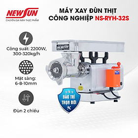 Mua Máy xay đùn thịt công nghiệp NS-RYH-32S 2.2kw hàng NK (công tác đảo chiều) NEWSUN - Hàng nhập khẩu