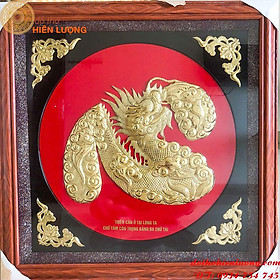 Mua Tranh Chữ Tâm Hóa Rồng 90x90cm