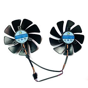2PCS Double ball 95MM DIY Cooling Fan R-X580 Cooling replacement For XFX R-X 580 4G 590 8G HIS R-X580 IceQ R-X570 Graphics Card Fan
